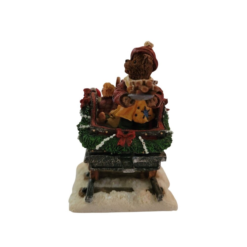 Boyds "The Cookie Car" Christmas Bear Figurine - Picture 3 of 5